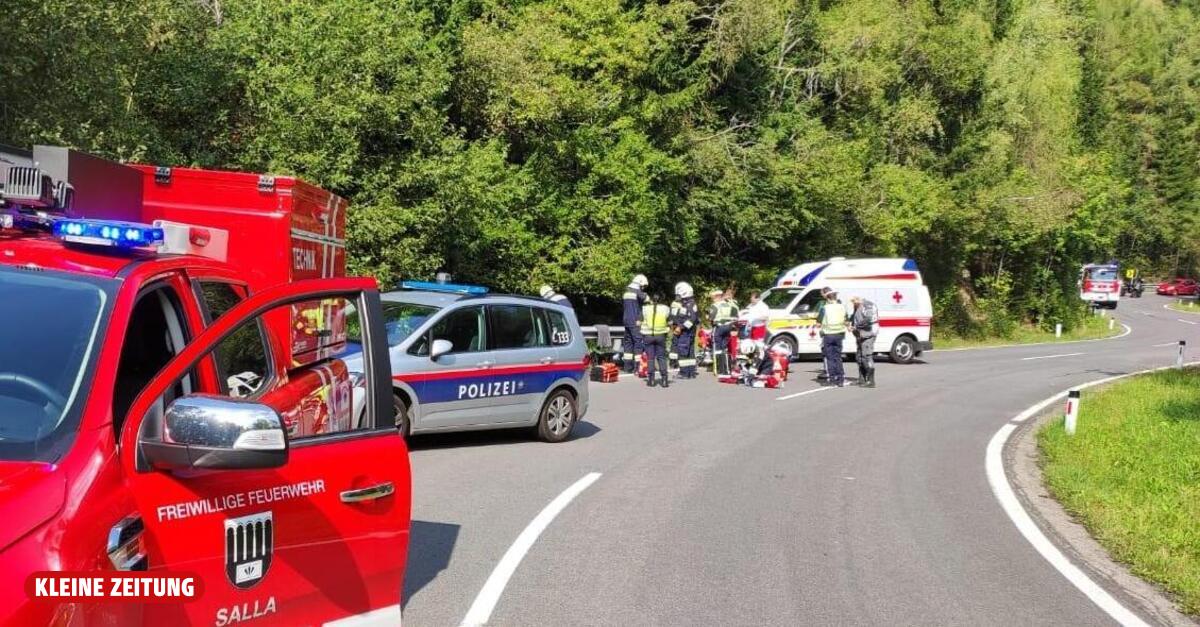 Junges Paar Bei Motorradunfall Am Gaberl Schwer Verletzt Kleine Zeitung
